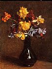 Henri Fantin-latour Canvas Paintings - Vase of Flowers